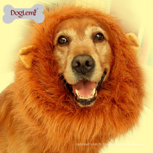 Grossiste Chien Accessoires pour animaux de compagnie Lion Mane Wig Dog Pet Costume